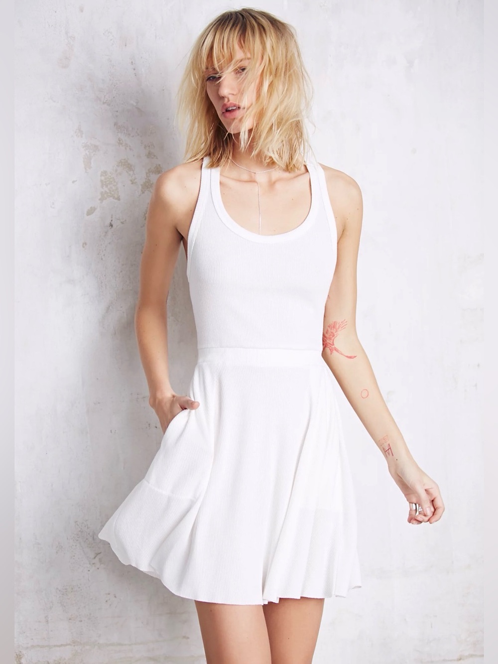 FP Beach Catchin Rays Fit N Flare dress M